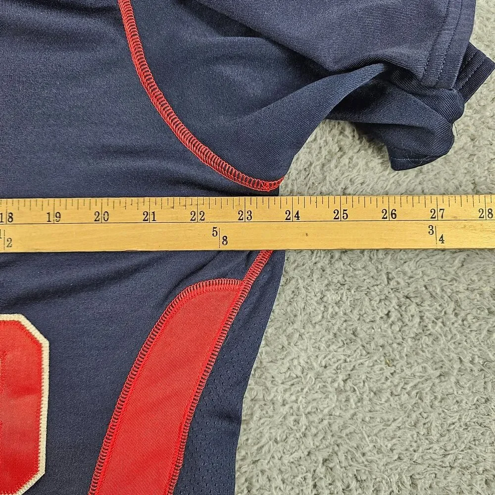 King University Tornado Nike Baseball Jersey Men Large Navy Blue NCAA #19 DriFit